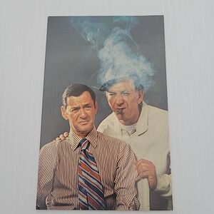 Odd Couple Tony Curtis Vintage Photo Tv Fan‎ Card ,Fac. Signed Tamkin Color